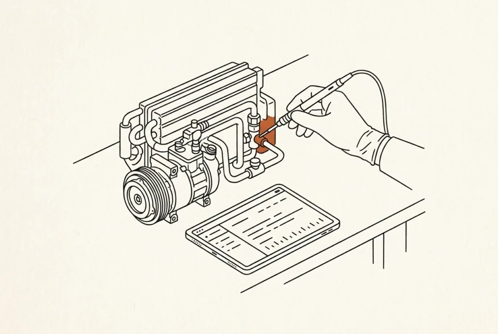Professional header image for industry analysis: Car AC Repair in Dubai: Why Luxury Vehicles Need a Specia...